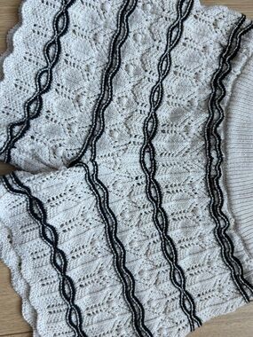 Zara Cream Cable Knit Sweater